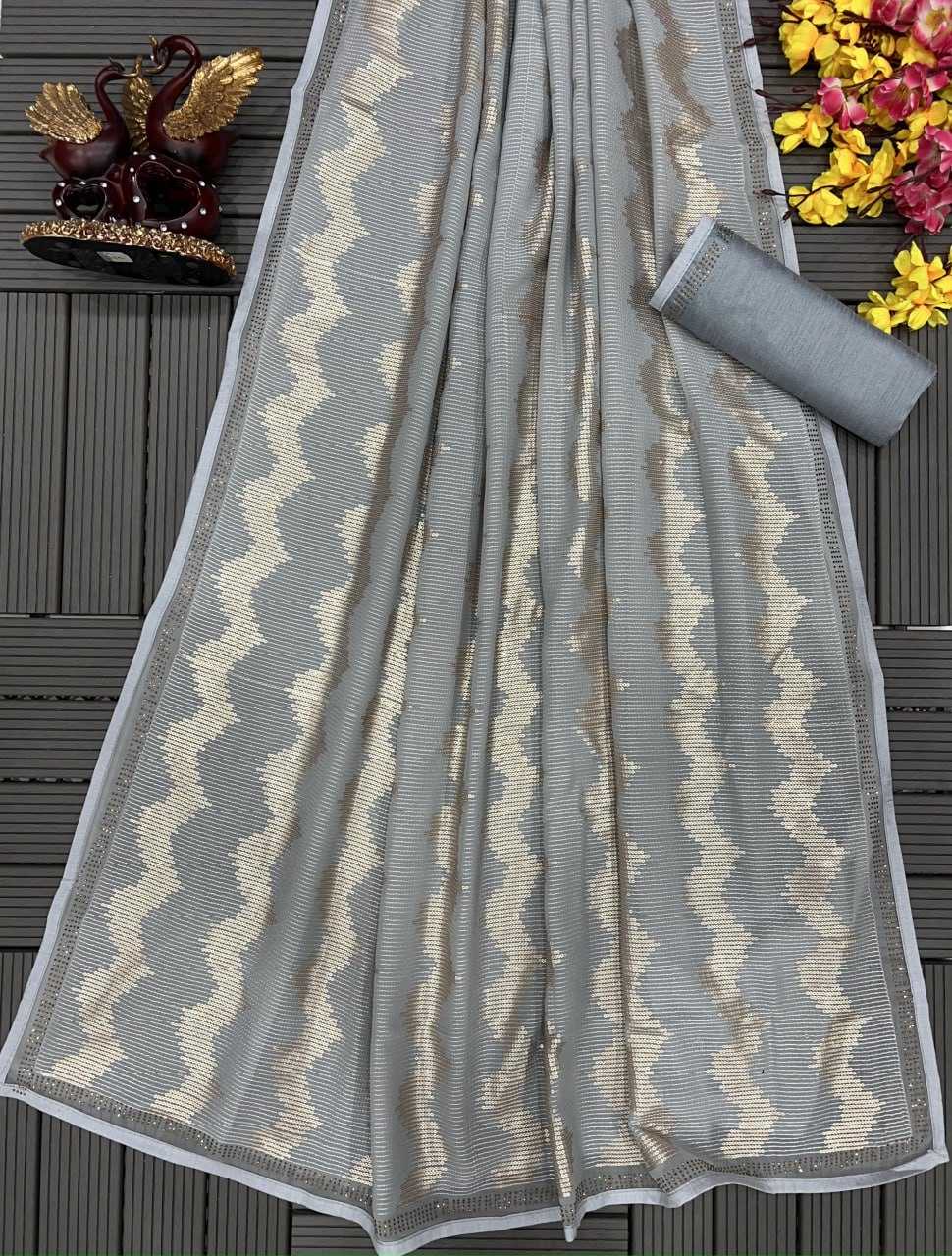 YNF GEORGETTE RNC 5275 WHOLESALE SAREES MANUFACTURER   